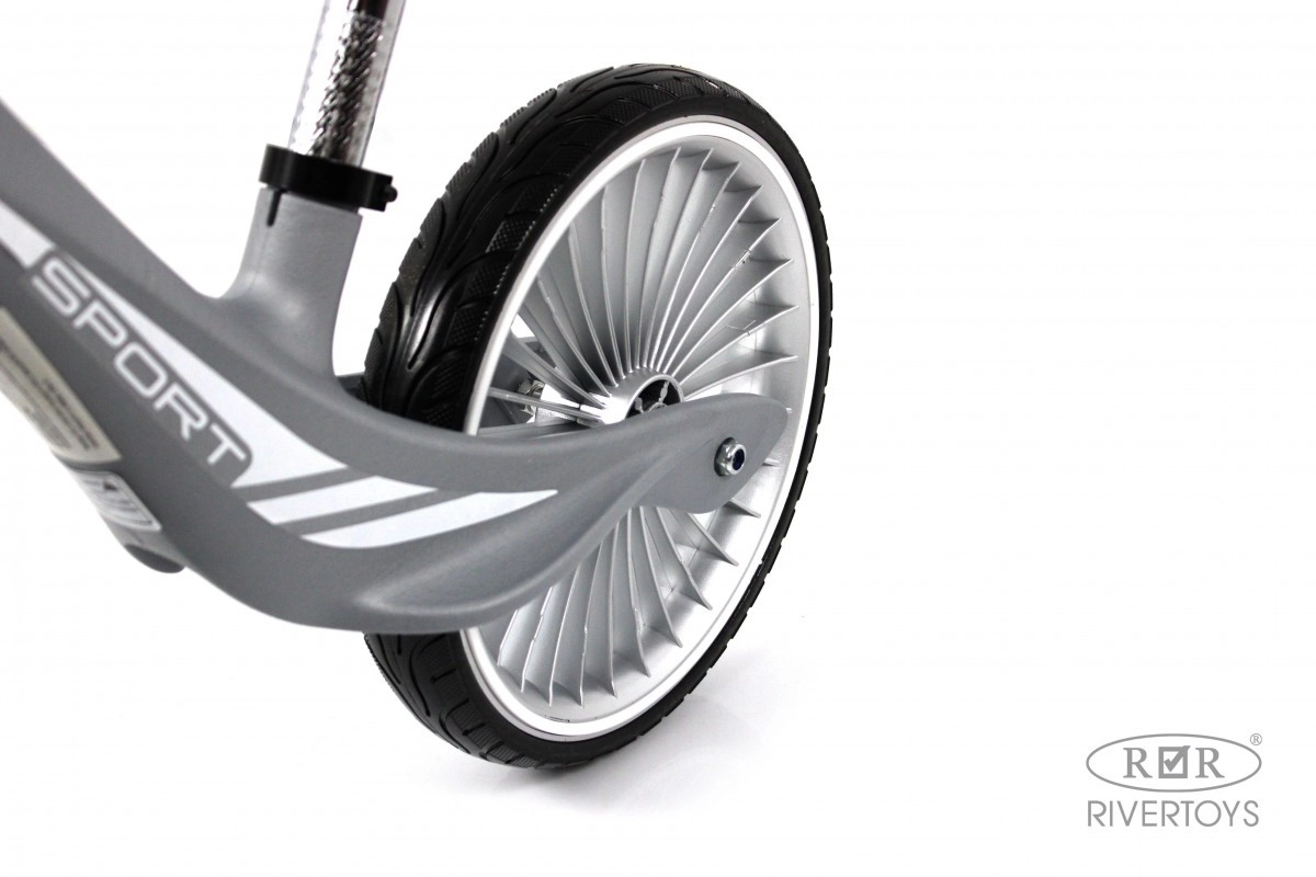 Детский беговел RiverToys HB-007-12 серый 69rmc6zlrur47q3nxx2qtr1qj2tnw7z8