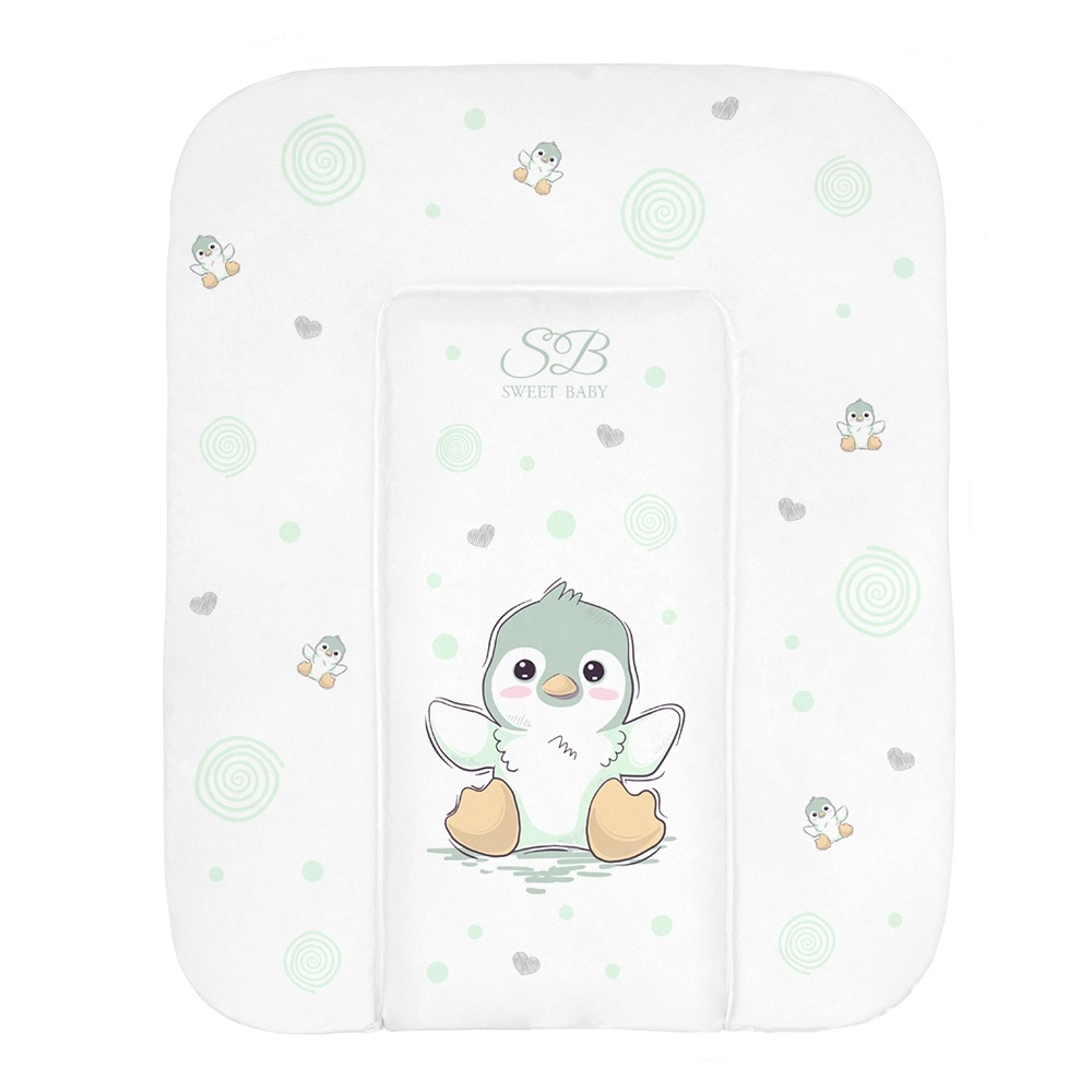 Пеленальный матрасик 58х71 Sweet Baby Pinguino Green (пингвин зеленый) 108135308-pelenalnii-matrasik-58h71-sweet-baby-pinguino-green-pingvin-zelenii