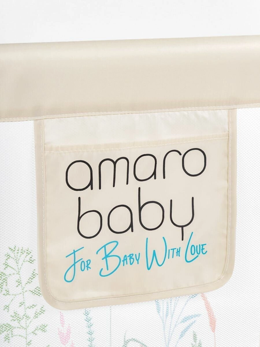 Барьер защитный для кровати Amarobaby Safety of Dreams Бежевый, 120 см ot4w22un2otgnu8ntyhnz2whqbu0k56v