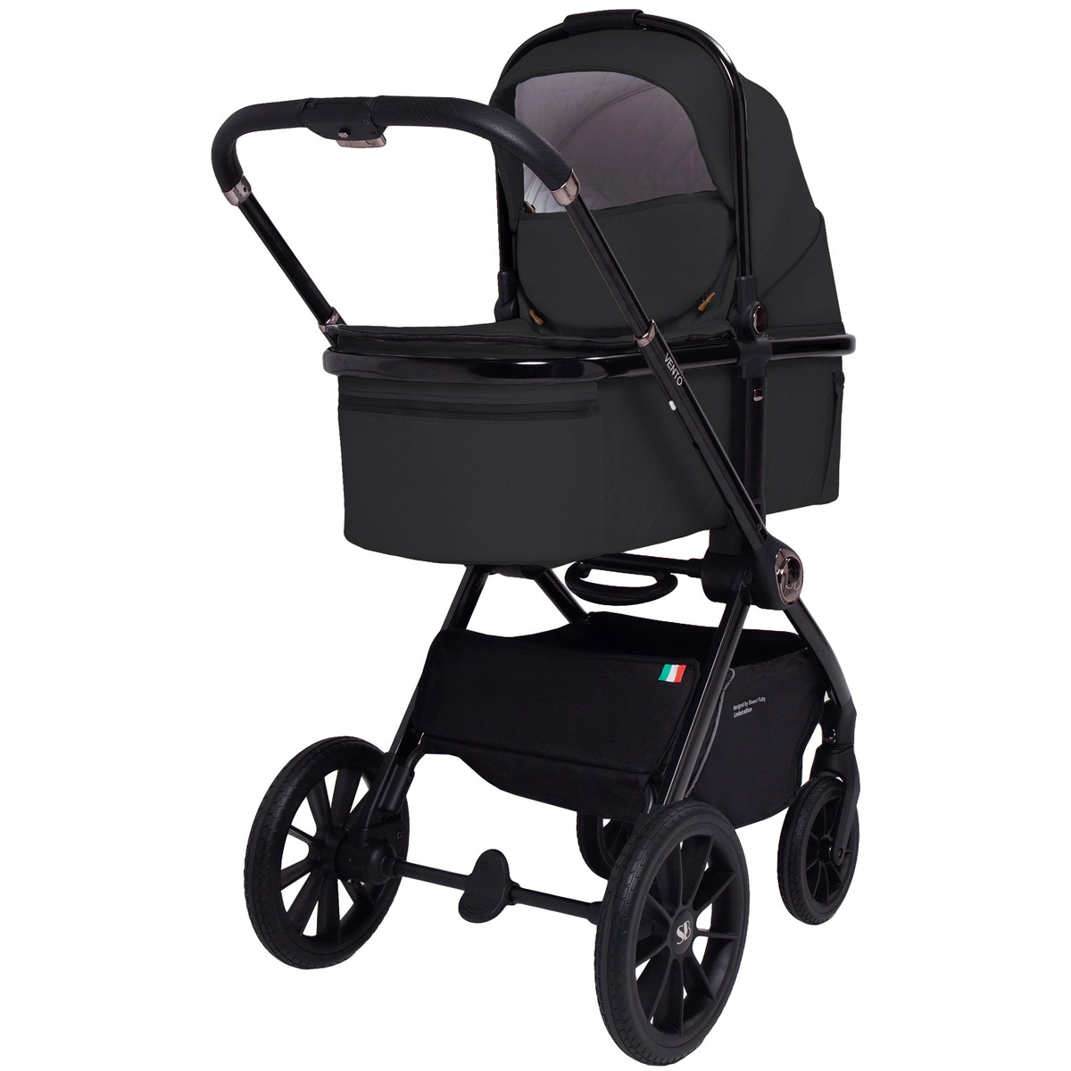 Коляска 2 в 1 Sweet Baby Vento Black 2cnwduqmb8nnw77bwx10wy6m5c7sugy8