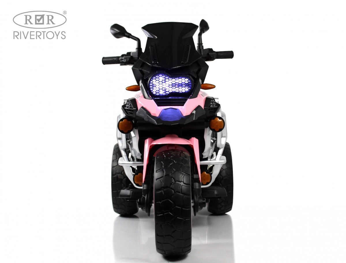 Детский электромотоцикл RiverToys М111БХ розовый o46t9bet32rg729mnnyapg3aqpw2sa5u