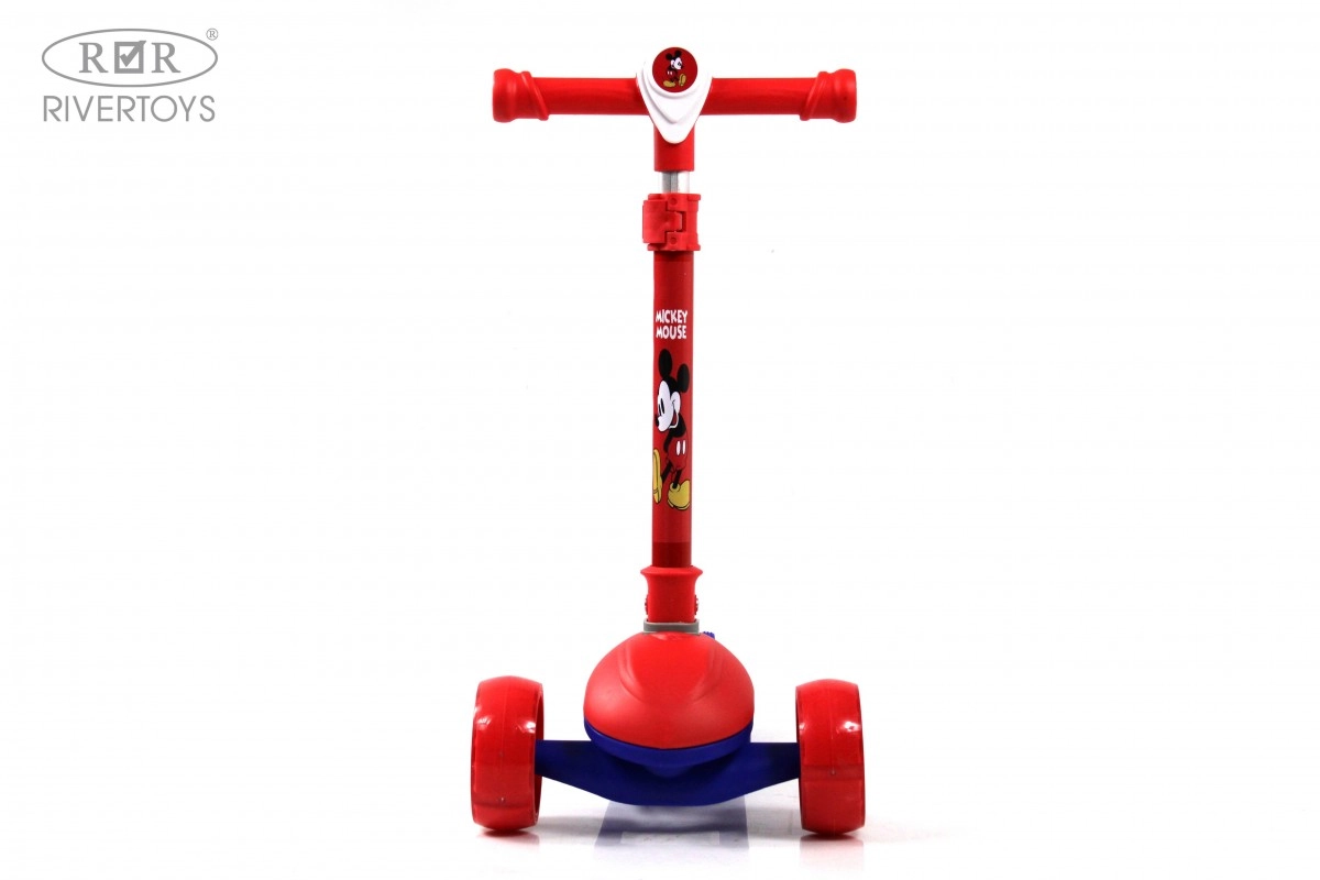Детский самокат RiverToys HB-105 красный e4ml60aueq7h56v004vg9fzh72ciqlcz