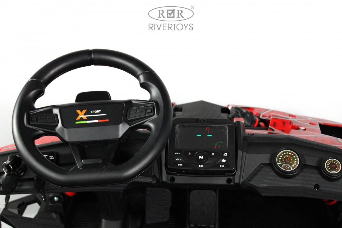 Детский электромобиль багги RiverToys A999AA красный 6f61b37jq04z08f4qalmxpiwfplwifaf