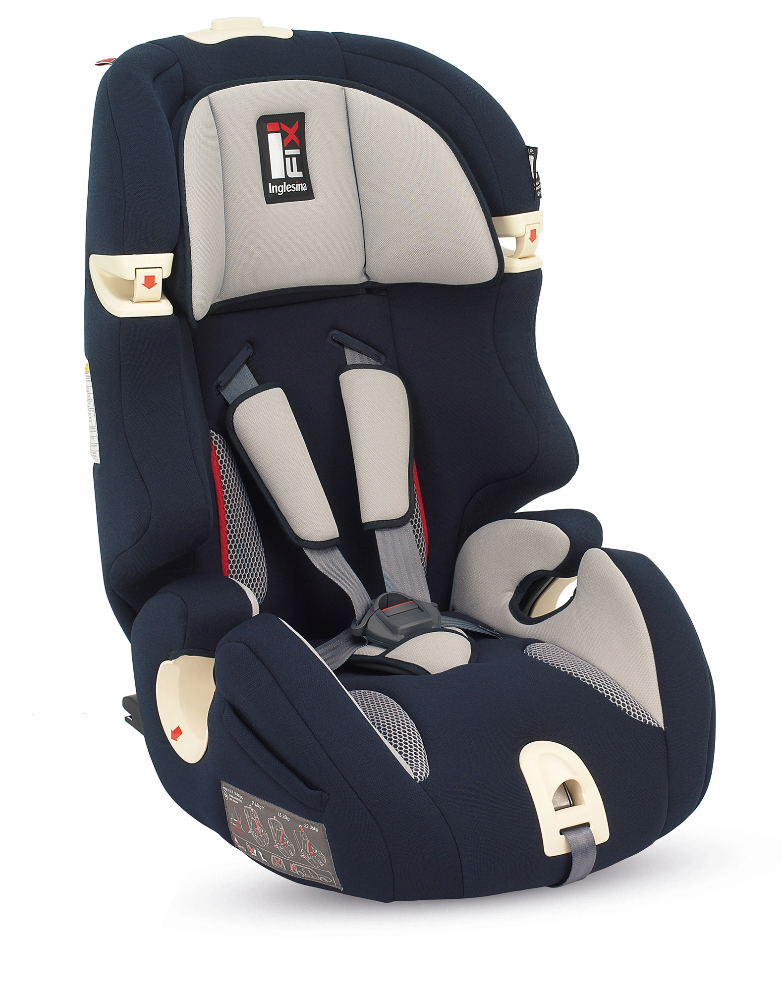 Автокресло Inglesina Prime Miglia I-Fix темно-синий 4df6bb9c1a657b898661a3a0fe51a8e7