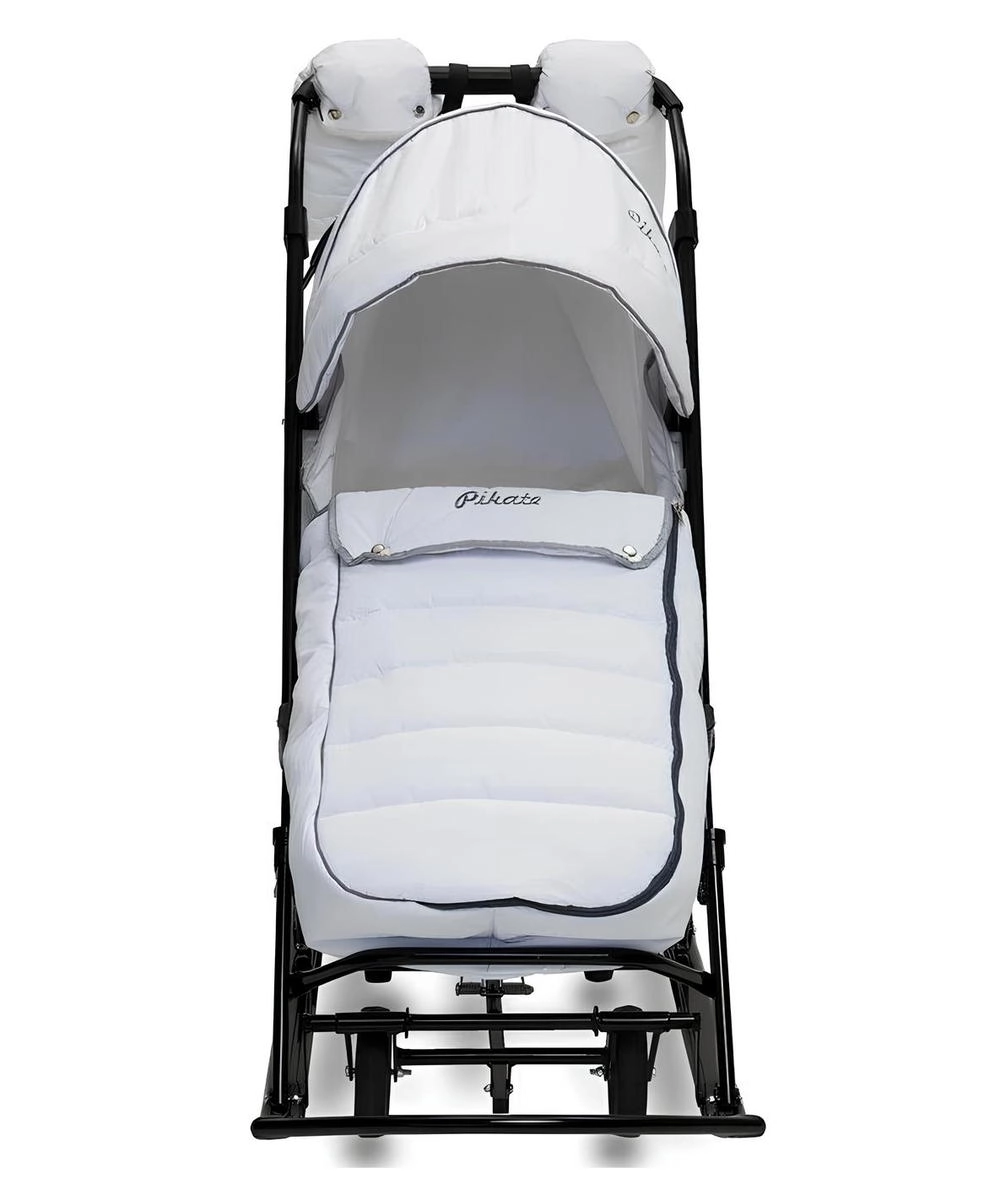 Санки-коляска Pikate Onyx белый xedfz18fxago9hr9f0gaha0jma4de0ol
