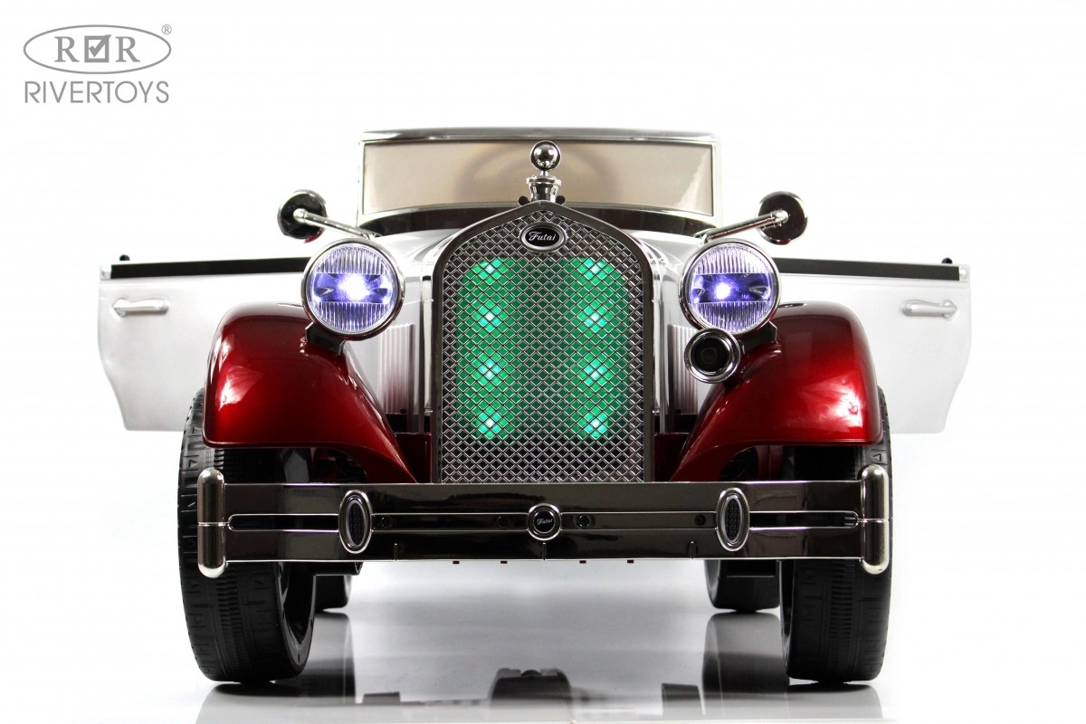 Детский электромобиль RiverToys X005XX красно-серебристый itrf255rmvrrxnbtlh9o0ut6kt6l3l99