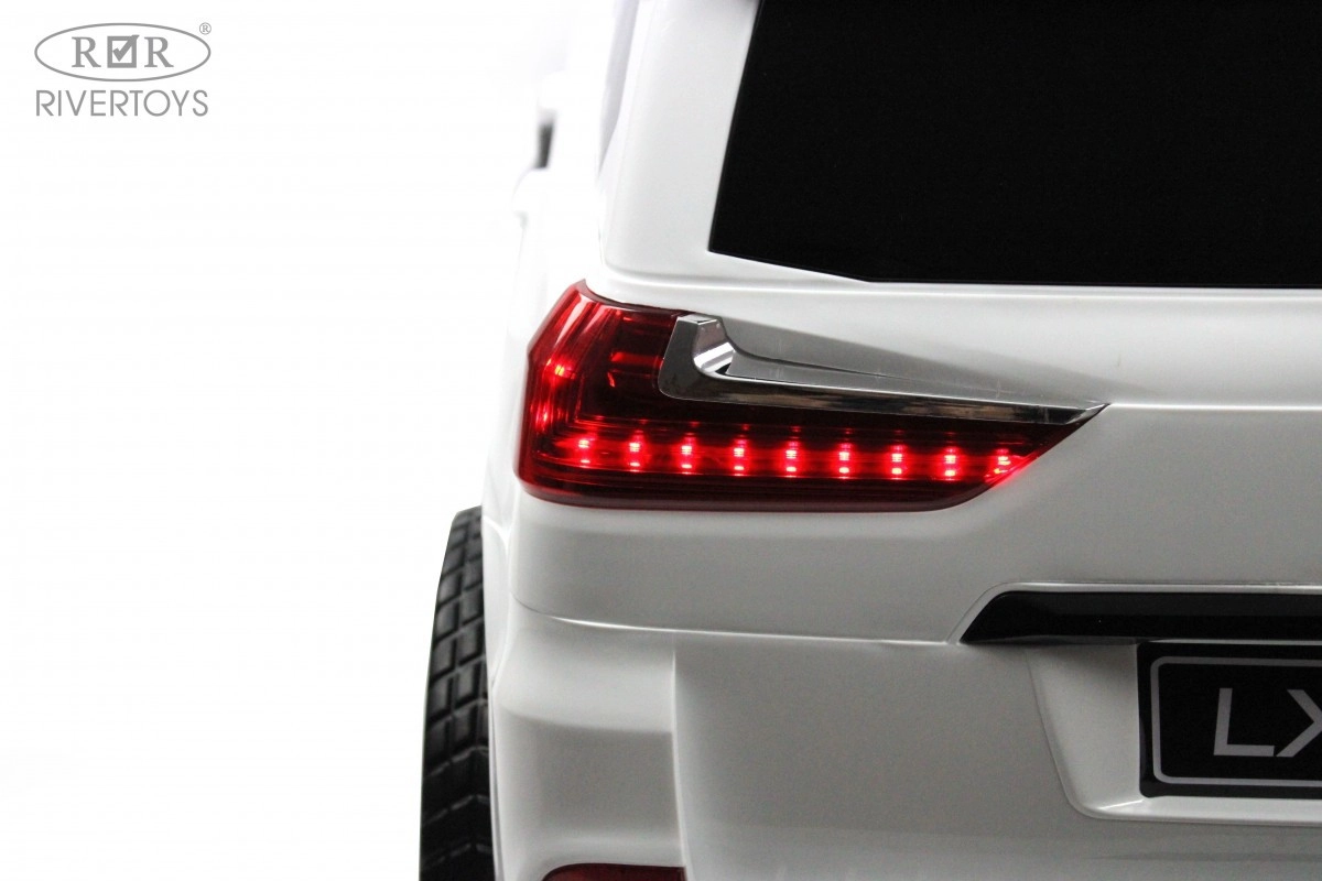 Детский электромобиль RiverToys Lexus 570 E555EE белый fon0lbhl8ae6kluusg6qy8vby8icx9hb