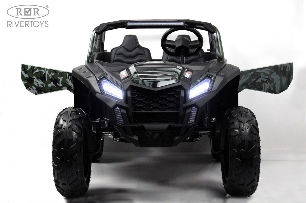 Детский электромобиль RiverToys M222MM зеленый камуфляж gz8pvb55uqmwr7ly3irxx75lurll4xib