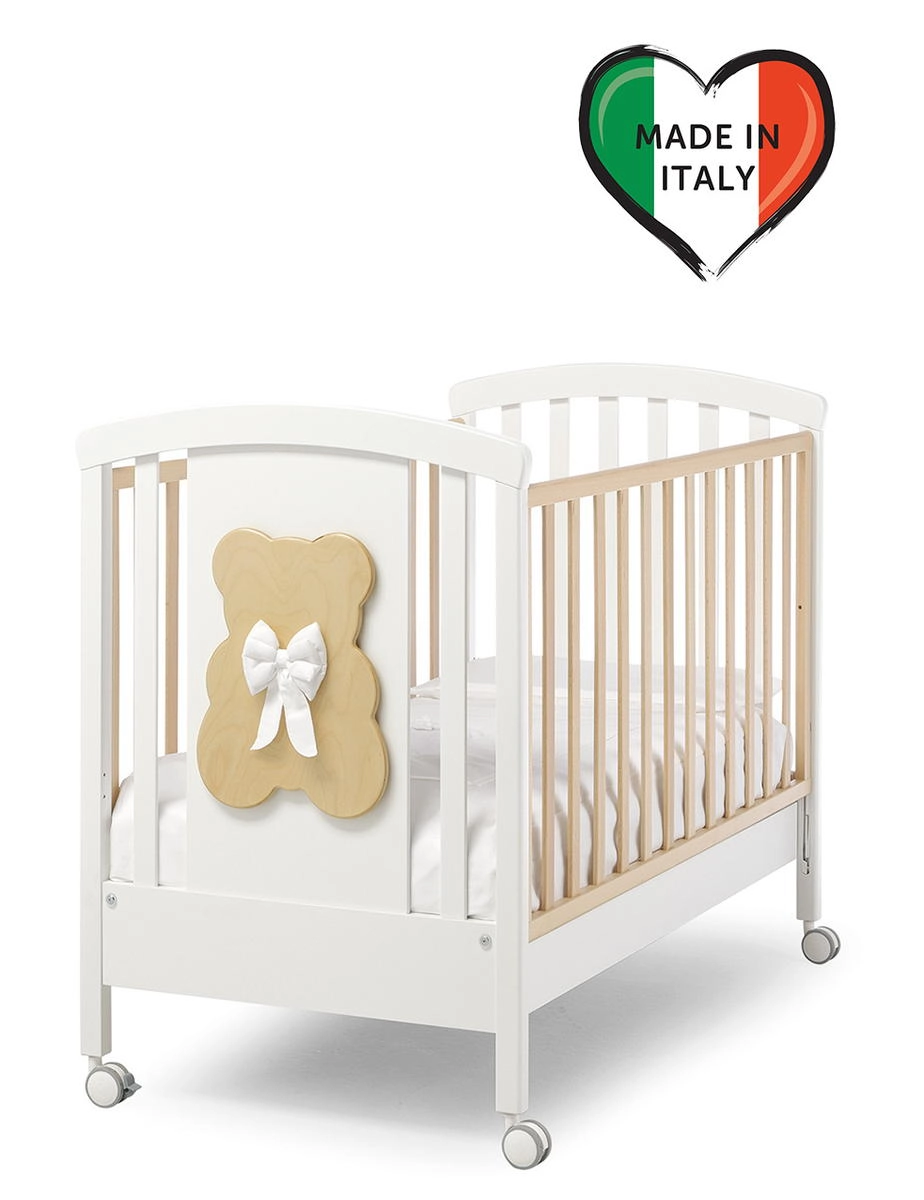 Детская кроватка Erbesi Dudu Белый/Натуральный yvp4kxesrpvtrr57xgmyrcka4px49ihb