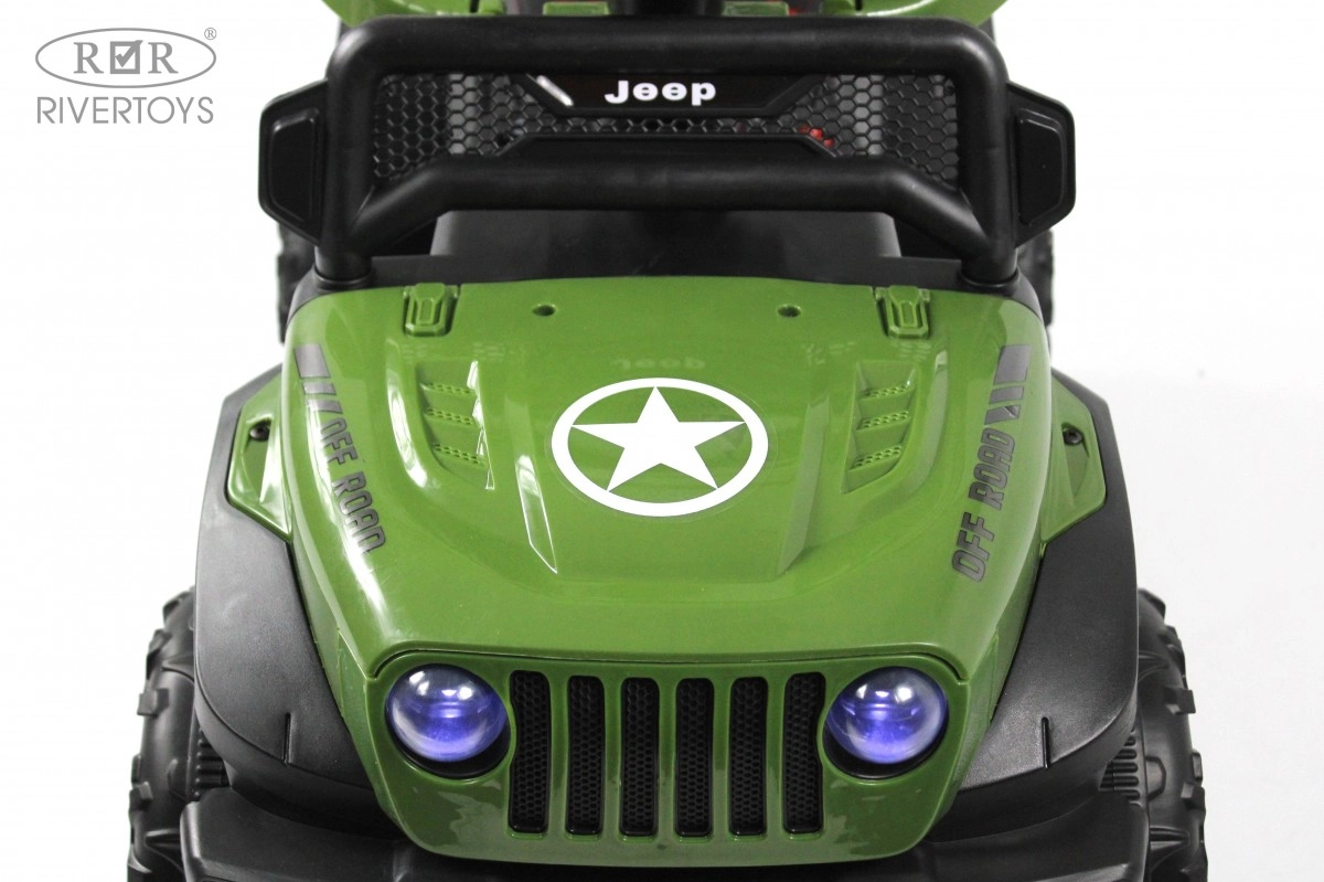 Детский электромобиль RiverToys G003GG зеленая hfg1973mfe134k6msm16ndhygj3dr5o8