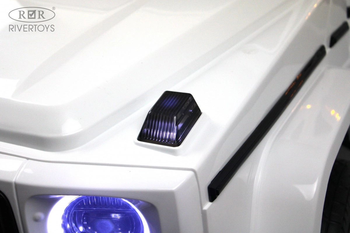 Детский электромобиль RiverToys Mercedes-AMG G63 G111GG, 24V белый oxio9671u5eu2f6tvha4uahd6ybxb29z