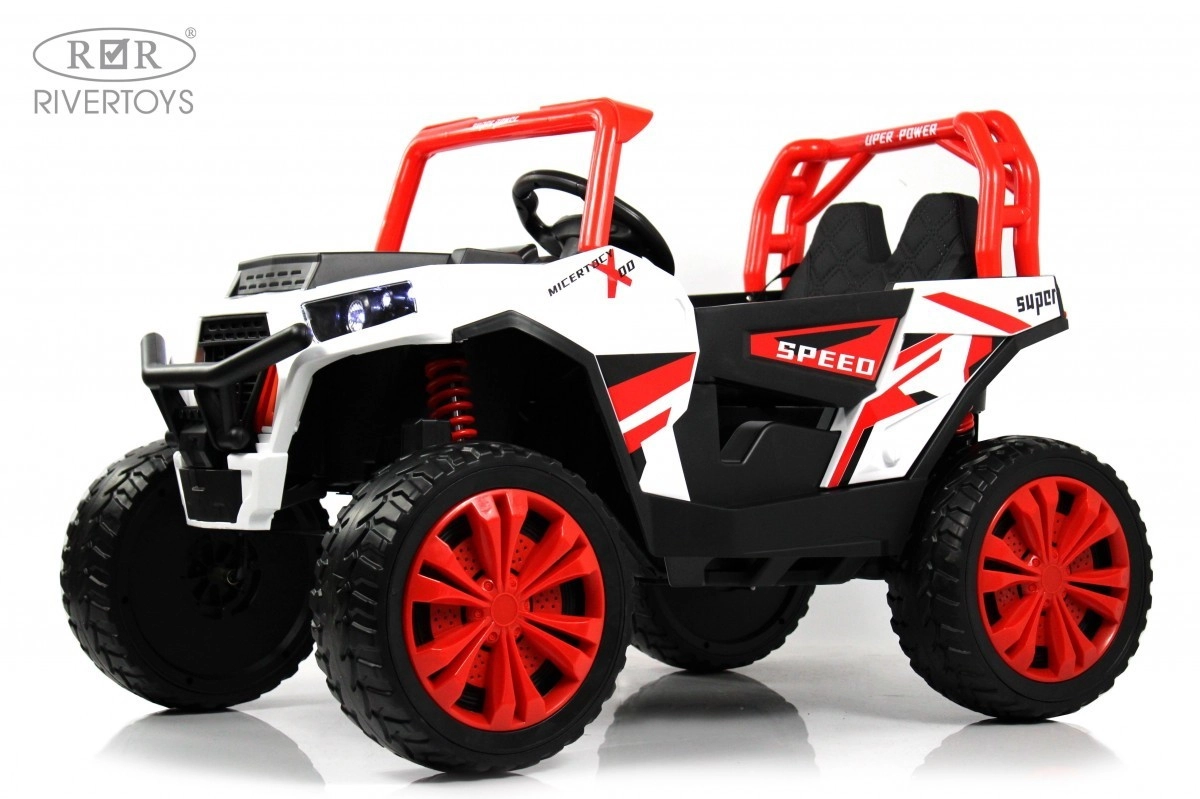 Детский электромобиль RiverToys F888FF-A 4WD красный fruhor6dsktmyof2b8w4gtiq4tcnh4a9