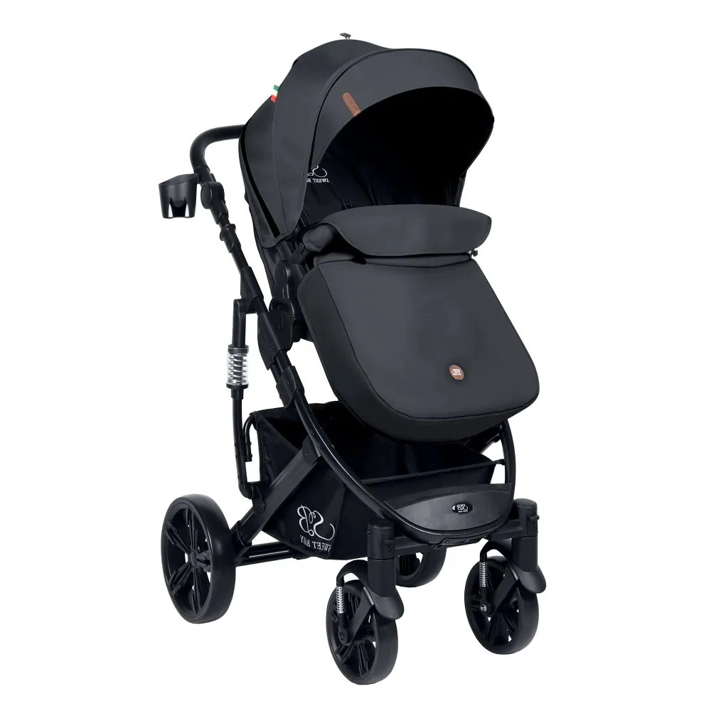 Коляска-трансформер Sweet Baby Comfort Black Black Black 944q6ujkt2f6v851uipmym11om07vcsa