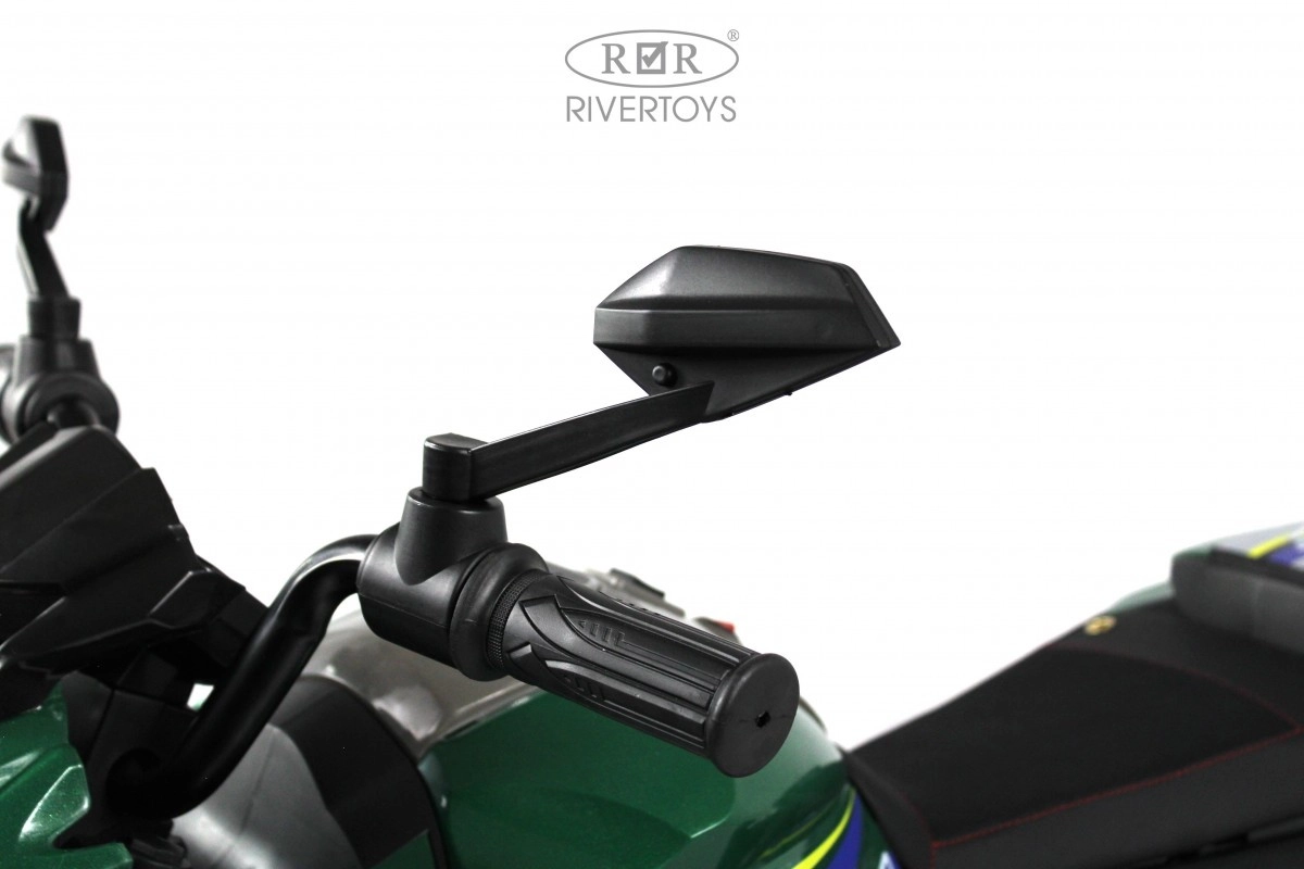 Детский электромотоцикл RiverToys C111MC зеленый xsd84r0ax89lfar2zvry4qh6poy1an5e