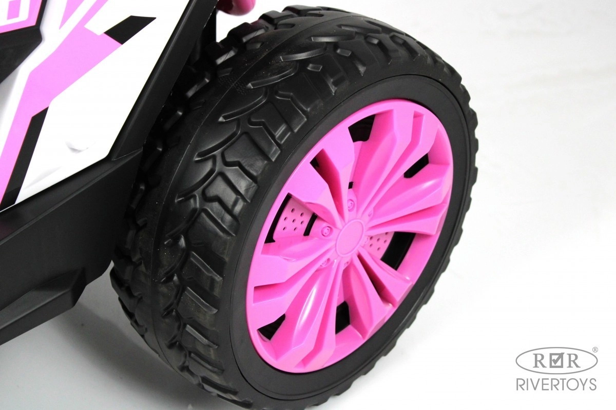 Детский электромобиль RiverToys F888FF 4WD розовый 9ya0ifo87mv4bcr2pjkwr7g6b1k0m74y
