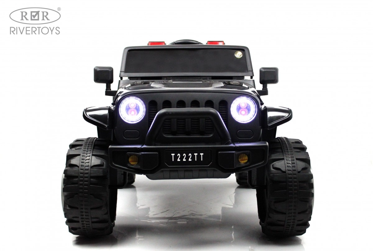 Детский электромобиль RiverToys T222TT 4WD черный fyhff9o42309ompn394r36dqwvw19kgg