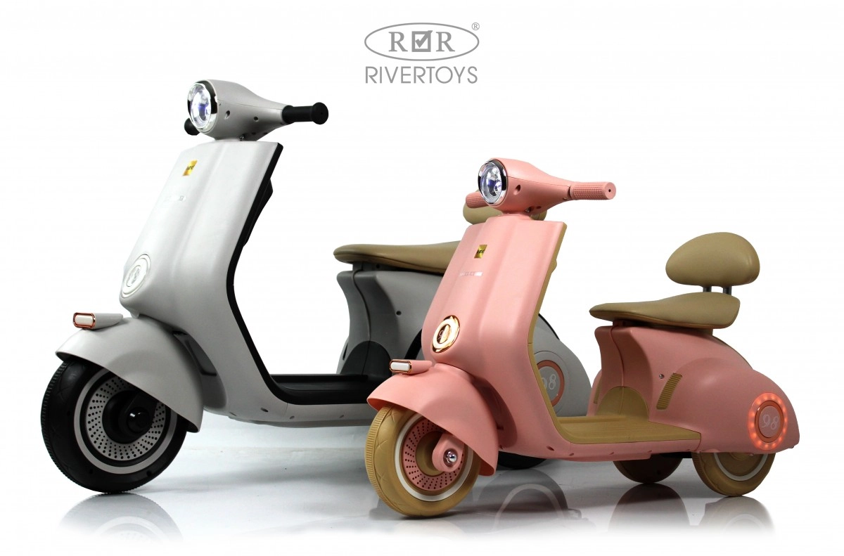Детский электроскутер RiverToys K777PX-A бежевый vc9rb0a08grnsl7bjv7aiyxx2k13iahz