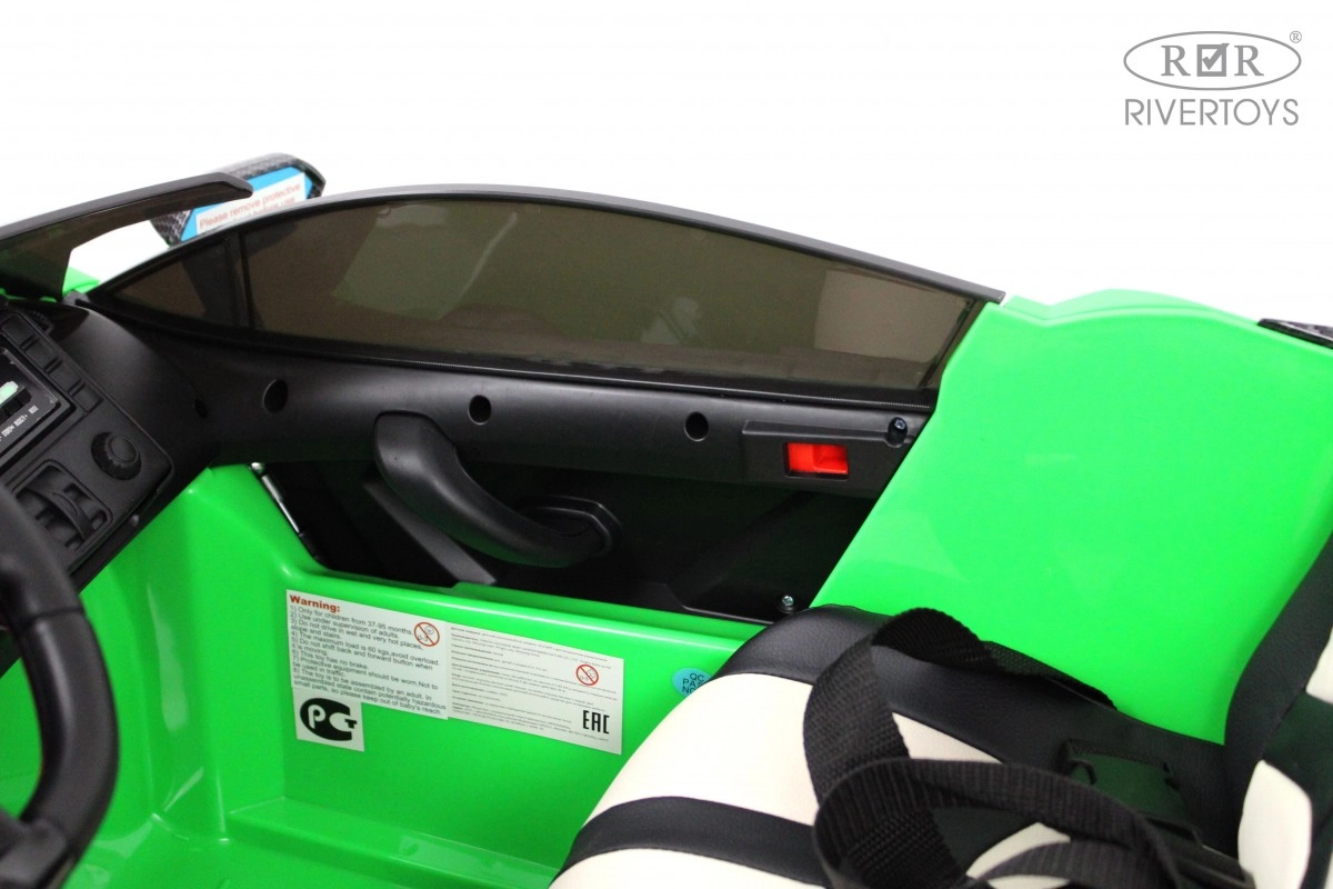 Детский электромобиль RiverToys Lamborghini Aventador SVJ A111MP зеленый d58i1gin2q4avq6bl09s87101s7qw9q9