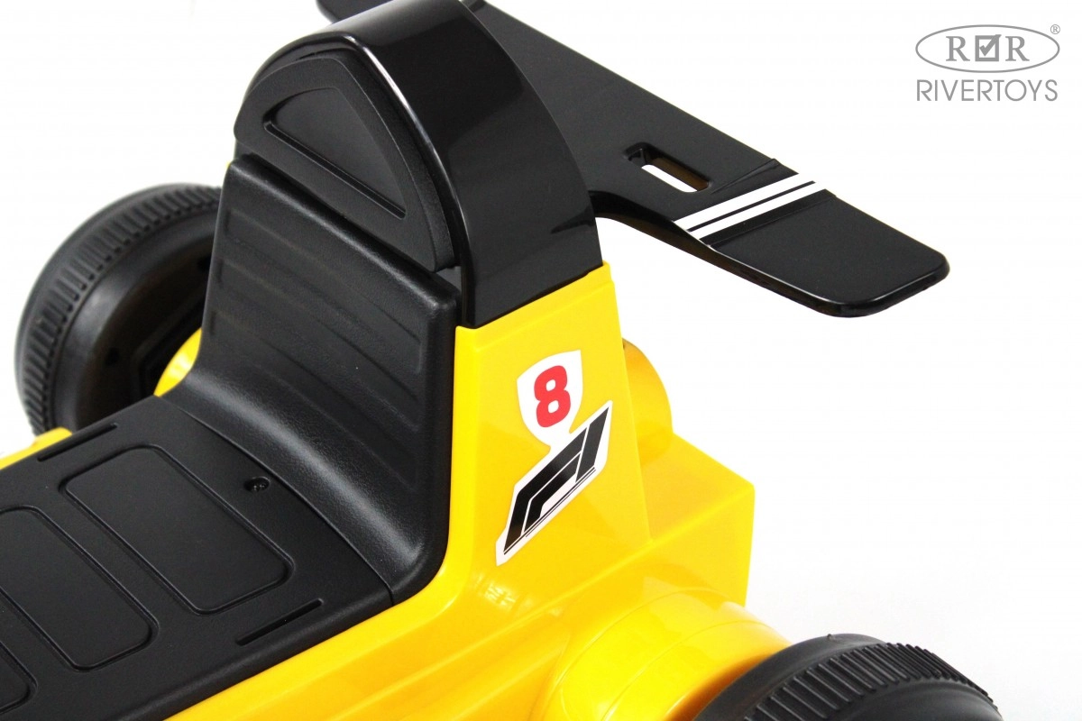 Детский электромобиль RiverToys K008PX желтый 9jubhv98zng87e6y9bofohq95if092k7