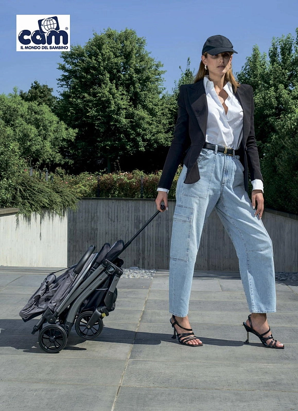 Коляска прогулочная Cam Compass 2.0 203 Бежевый