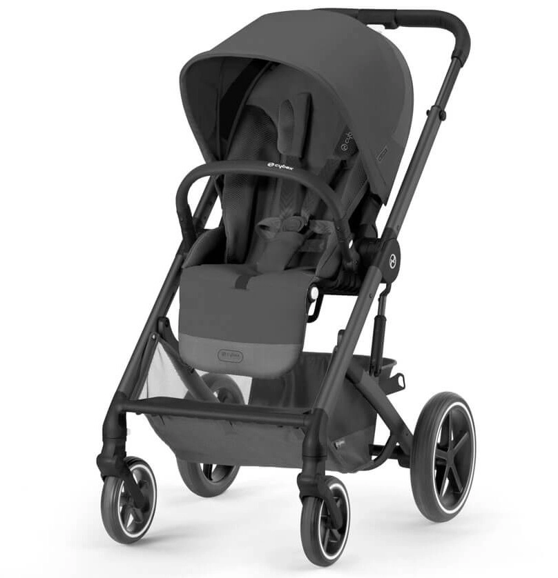 Прогулочная коляска Cybex Balios S Lux BLK Moon Black с дождевиком 84nayri3ej8m3d9qad8hab2mrnv2ynu0
