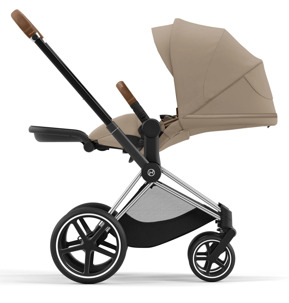 Коляска 2 в 1 Cybex Priam IV (шасси Chrome Brown) Cozy Beige glplqx32wvu2kstj7nz1cq8ks7ef96p1