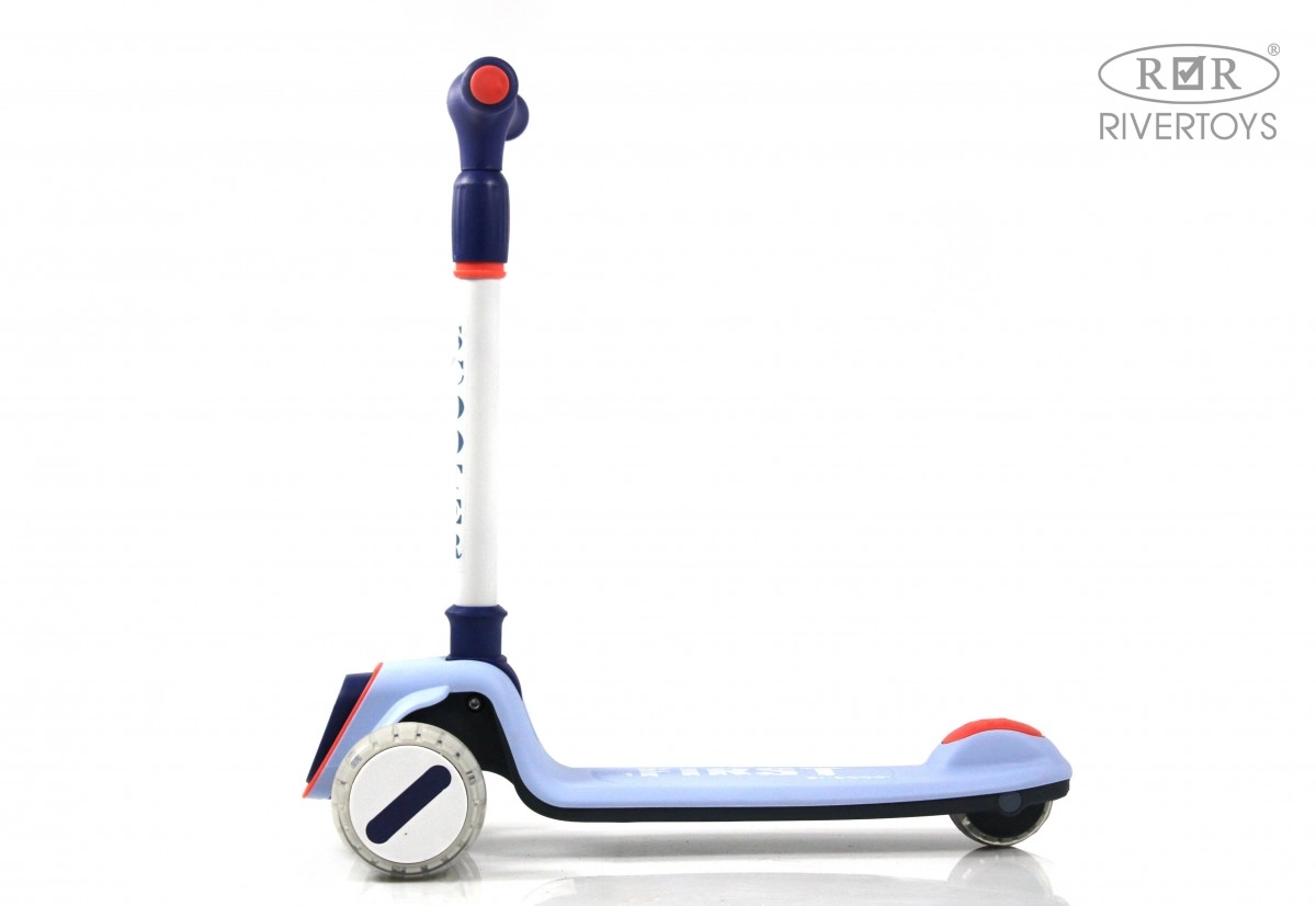 Детский самокат RiverToys HB-T-ONE голубой v5p33z3ac5k3r28ubrz2xk93od5ilbmb