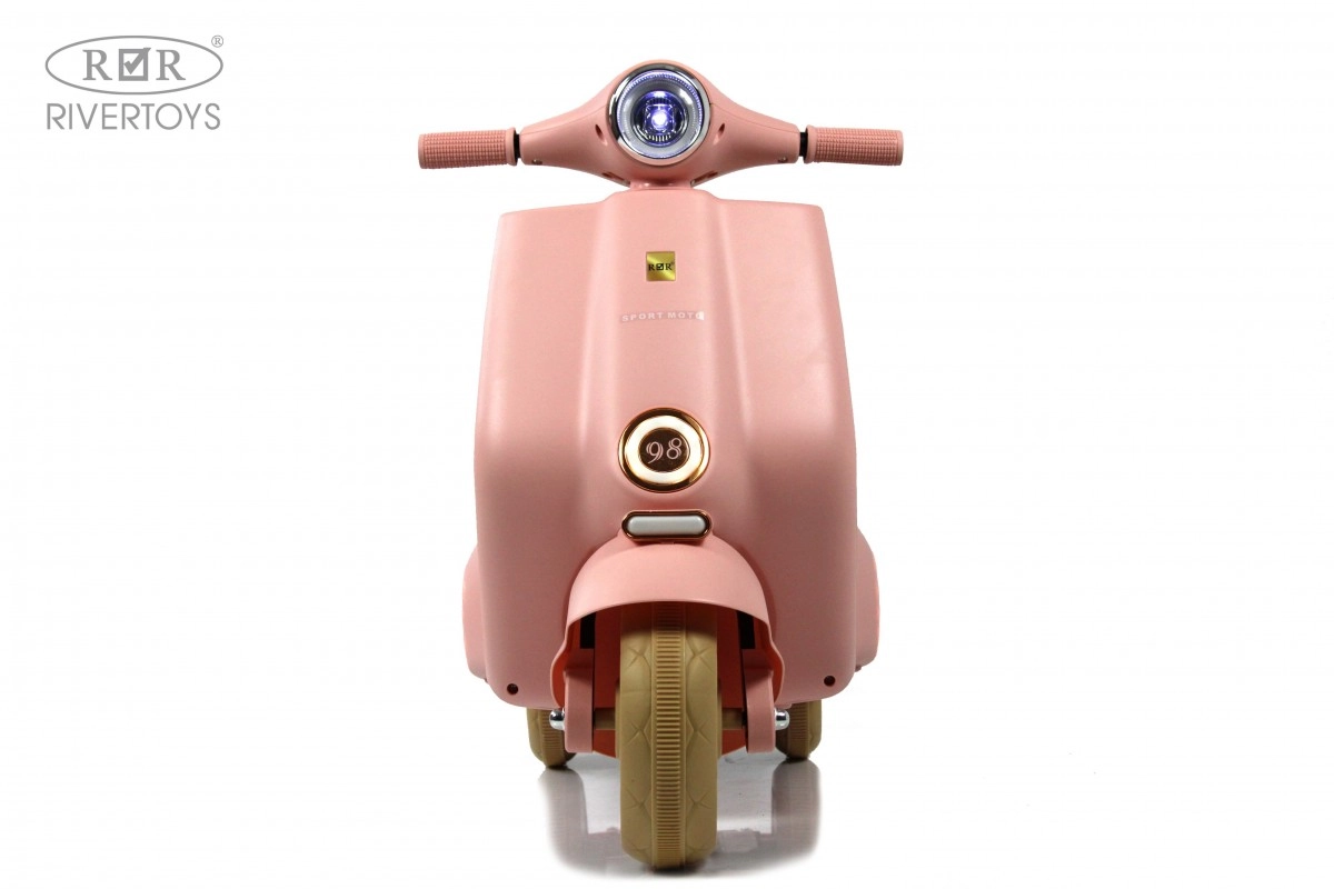 Детский электроскутер RiverToys K777PX-A розовый w5lj2unic36opg3bhfs6xid3vxmt0nsf