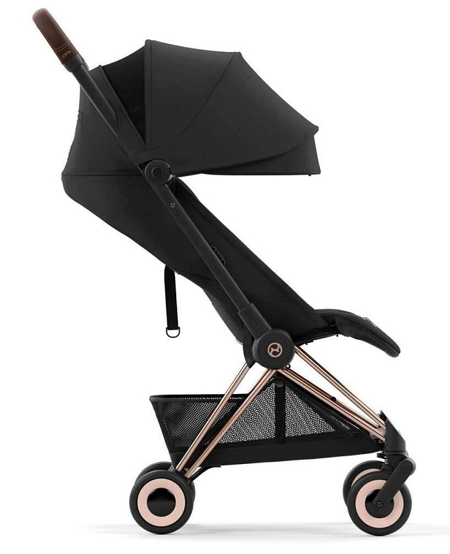 Прогулочная коляска Cybex Coya Sepia Black с дождевиком и бампером доп7