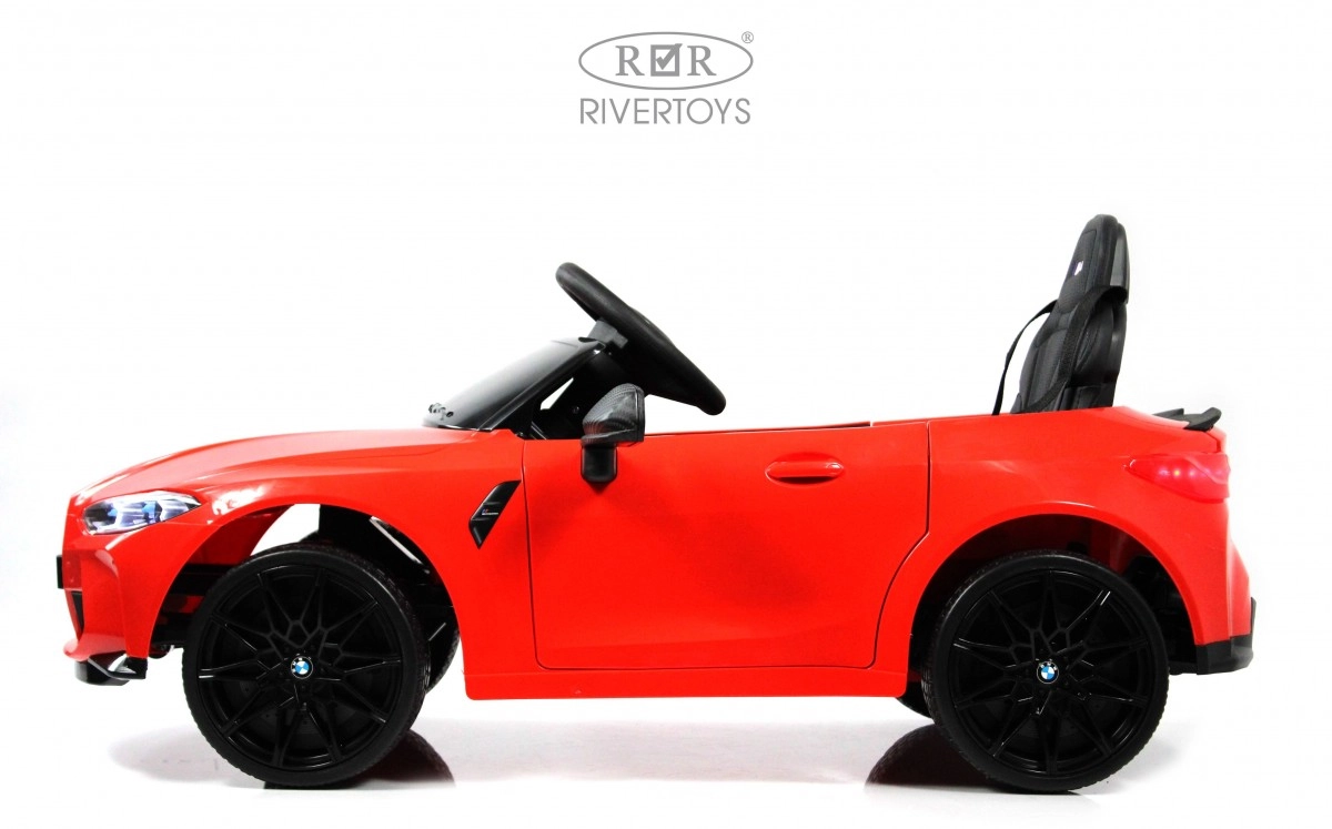 Детский электромобиль RiverToys BMW M4 A004AA красный l9xl9q808caz4bpdl1h1farchz8f3l8g