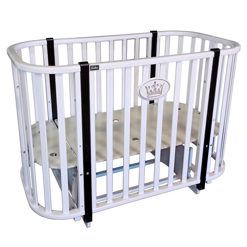 Детская кроватка Bellini Laguna 4 поперечный маятник белый dae8z5bxd52z6jzo9uf0n0za7he9n1ge