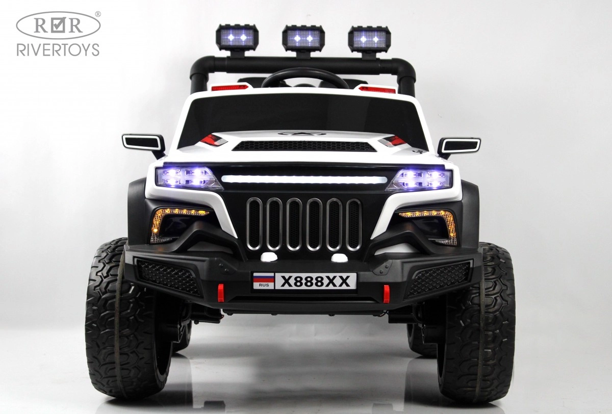 Детский электромобиль RiverToys X888XX белый xdcja5z6dhe9nr9tzb4q6bj68drn25v7