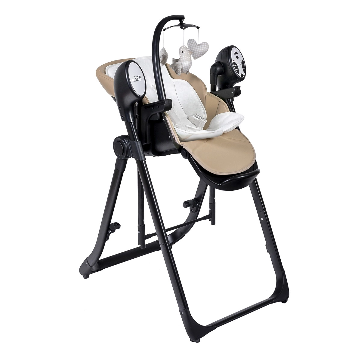 Стульчик-электрокачели Sweet Baby Fiesta Black Beige 3mhnqinusrifer2jlebx657yalkl8393