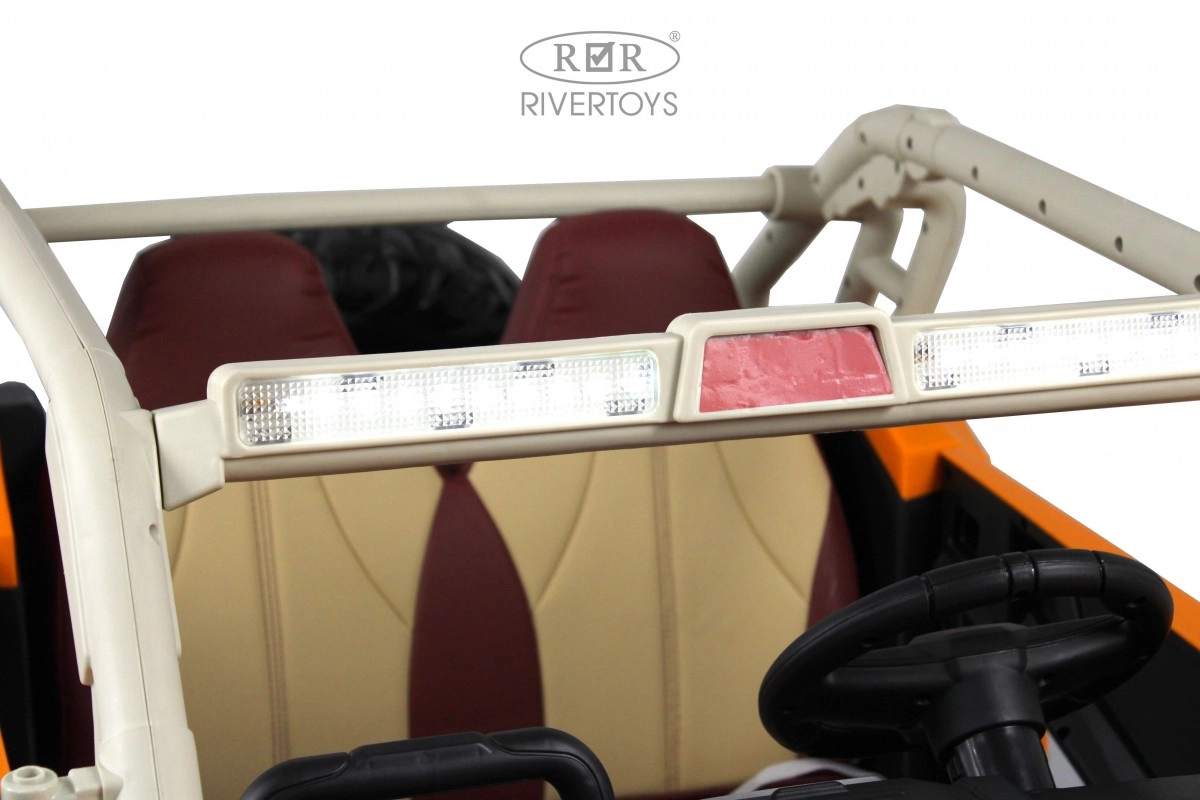 Детский электромобиль RiverToys E001EE оранжевый pk9gz38tcllz7q0wycbg08u3e4durdv0