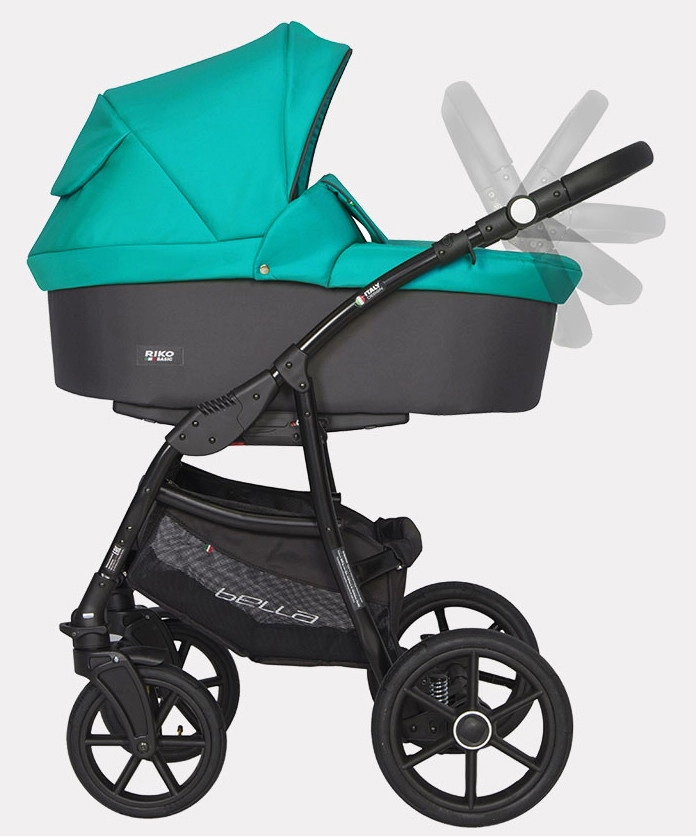 Детская коляска Riko Basic Bella 3 в 1 03 серый-малахит t1zh6kl7ss9frfnpmvemfpuy04k7a70z
