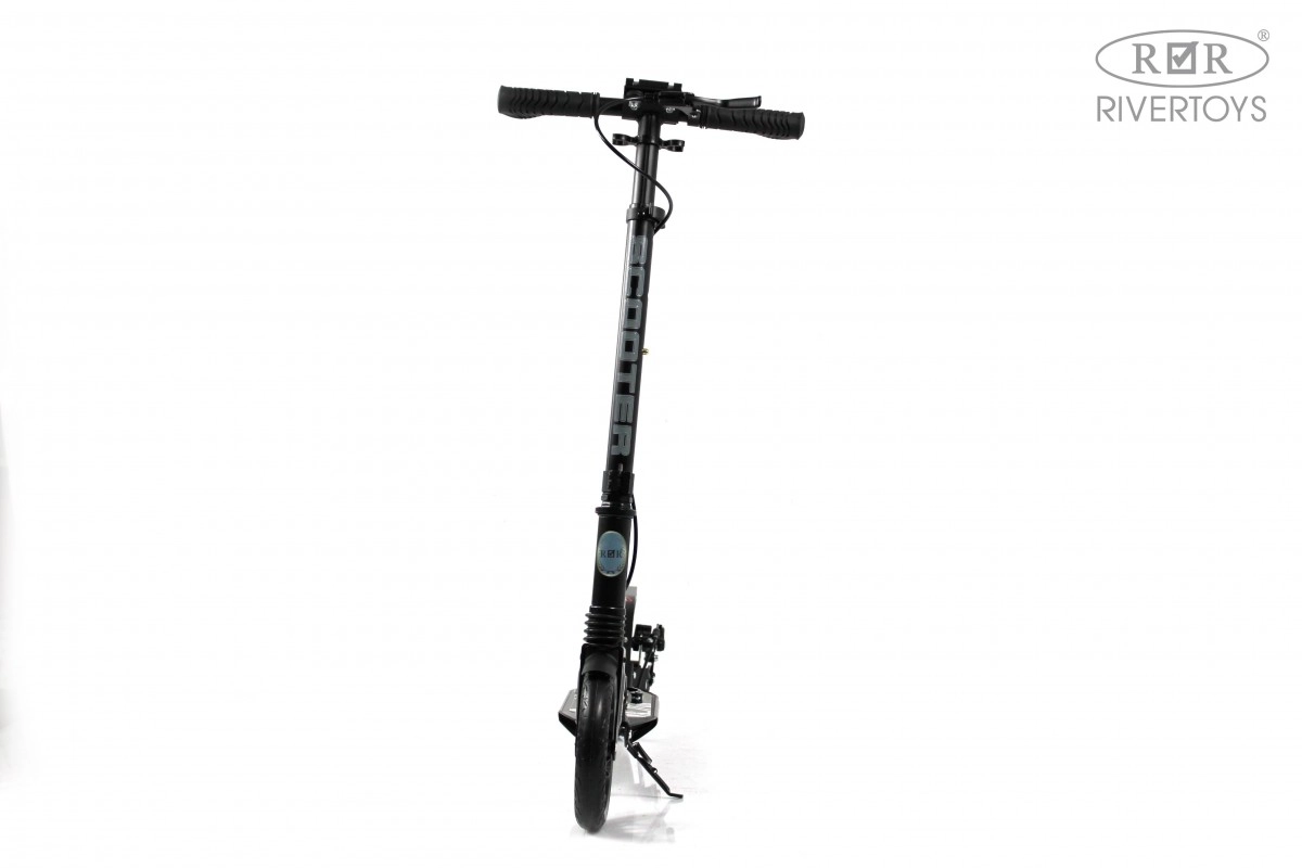 Детский самокат RiverToys HB-A7 черный 63f6gl9gomeqtkneoxd2s4xh5550ta9s