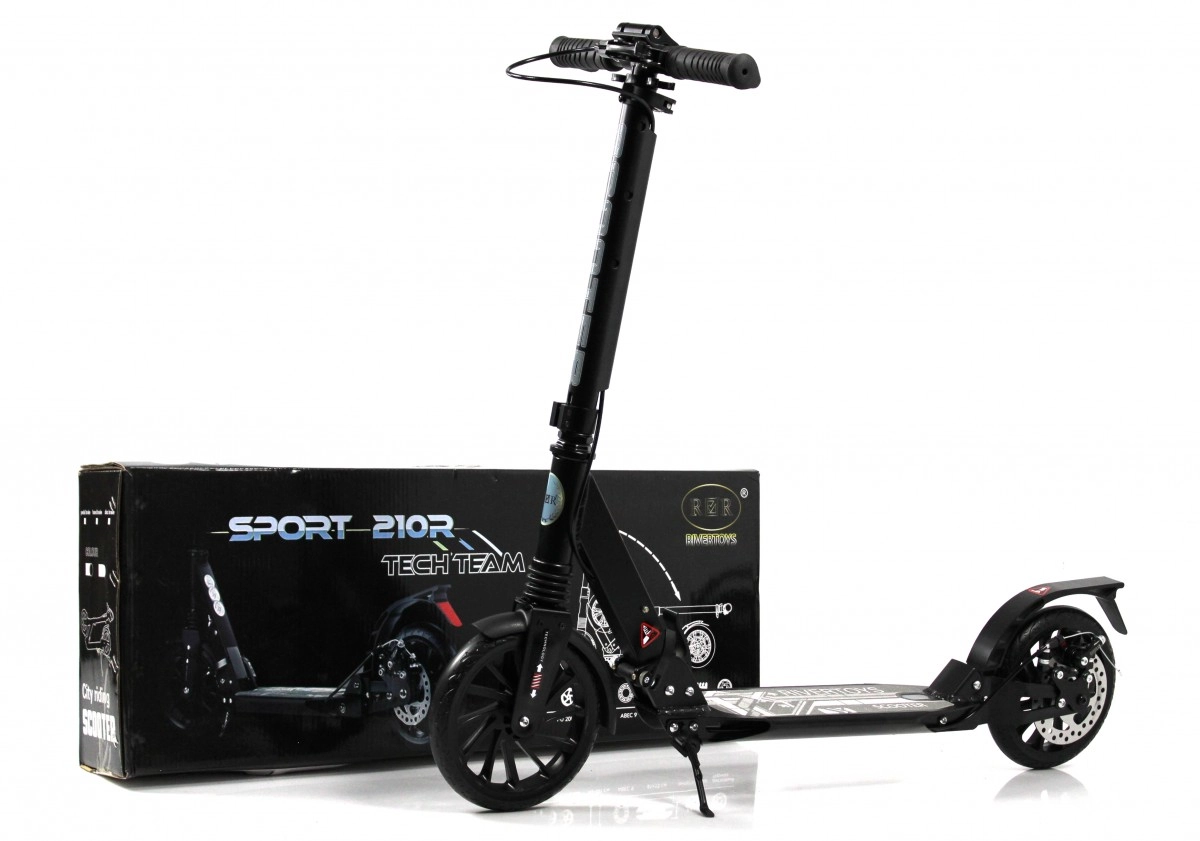 Детский самокат RiverToys HB-A7 черный x4a3uh1jr3u8pud5c7p0xsrhbgkkgbu0