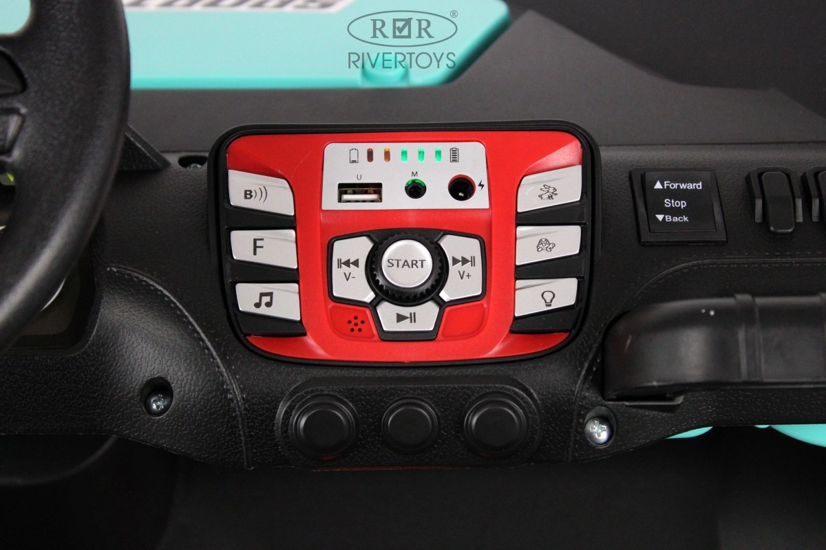 Детский электромобиль RiverToys P555PP светло-зеленый u075dau9oclrfetm9hja5k05tx51n65l