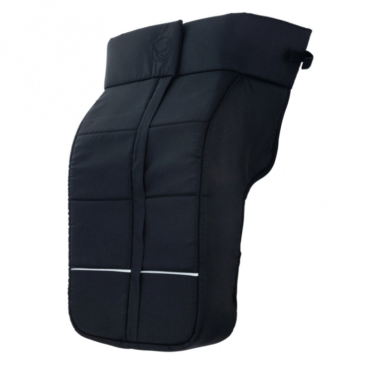 Накидка на ножки KIDZI для прогулочной коляски Breezy (Black)