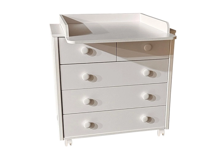 Пеленальный комод Антел Маленький Принц (белый/белый)