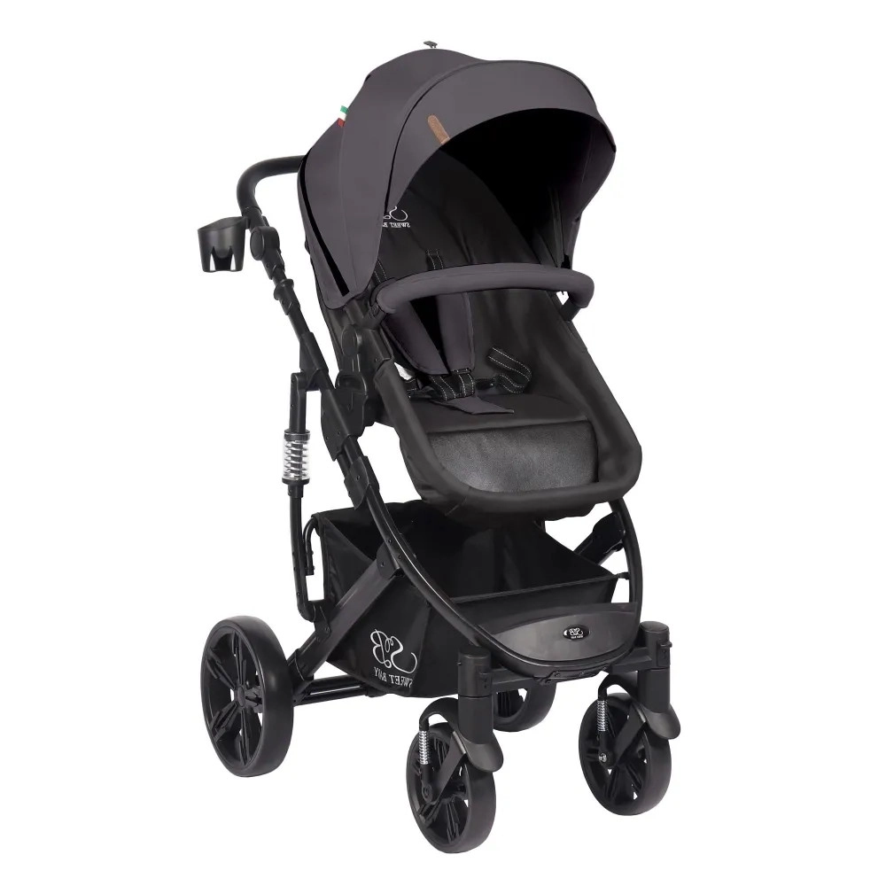 Коляска-трансформер Sweet Baby Comfort Black Black Grey otib8s87y4ejnosg605s503jitif7zdm