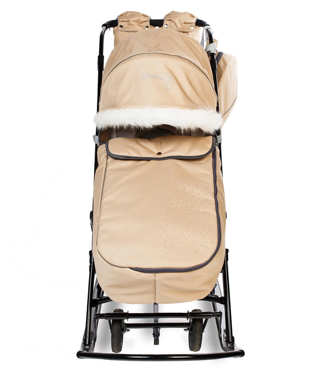 Санки-коляска Pikate Снеговик Бежевый apxm1nutplcfjq4ozs5tfor3zizlttbi