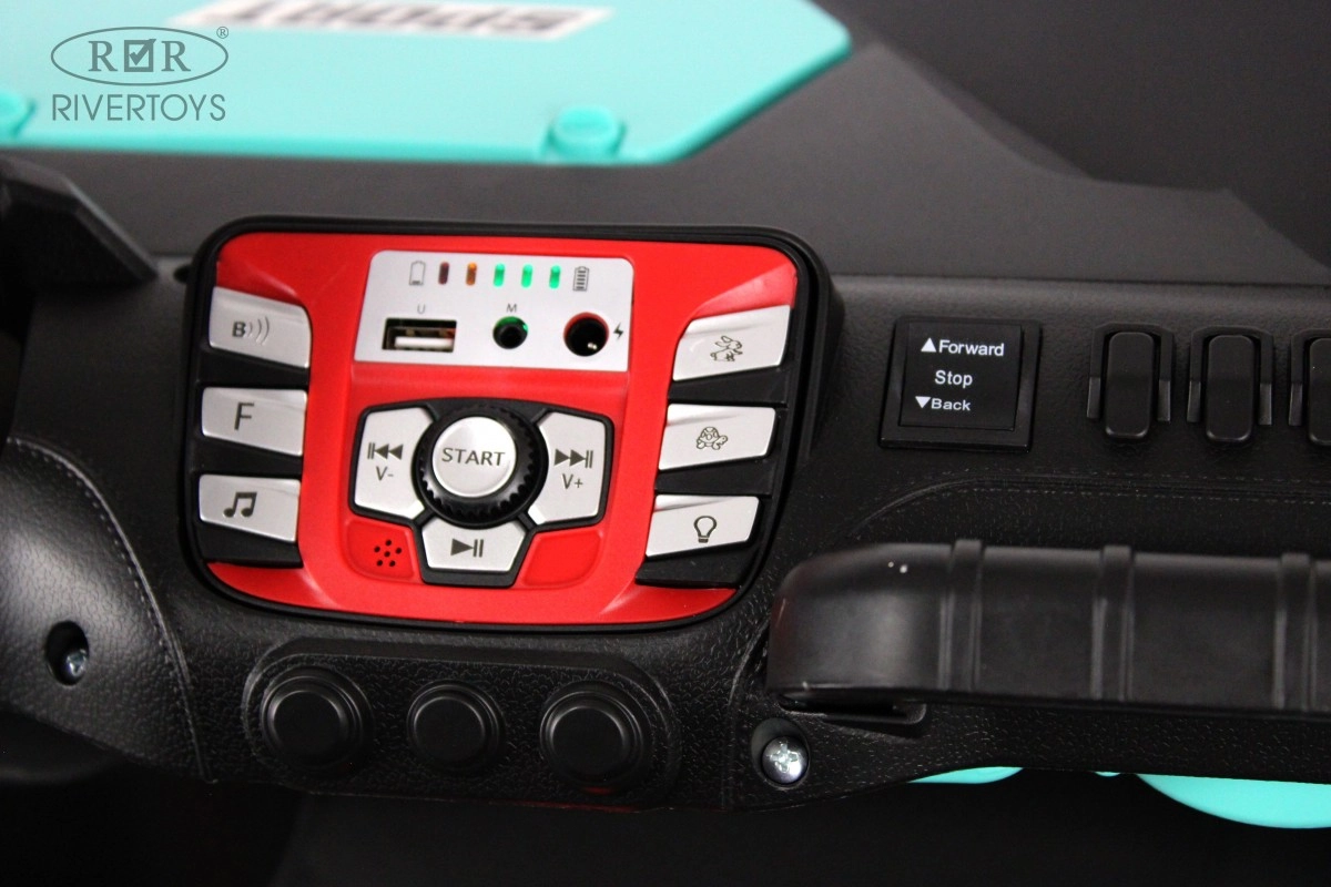 Детский электромобиль RiverToys P555PP светло-зеленый 8b2yeyogivxixrsic2cfqrq9tp0eztdt