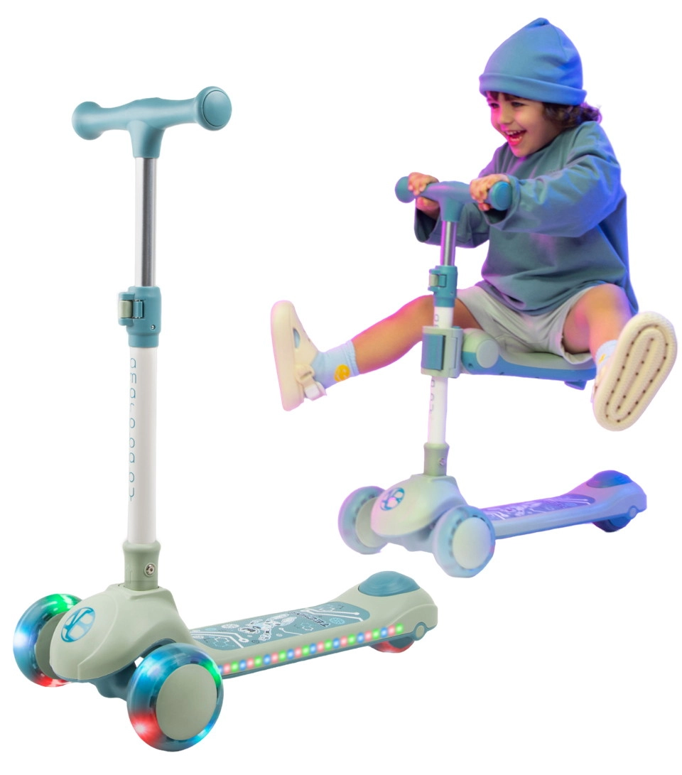 Самокат (кикборд) трехколесный Amarobaby Art Синий 6bvxcti49ghjtsb9g0i6tum1sfkmhbkn