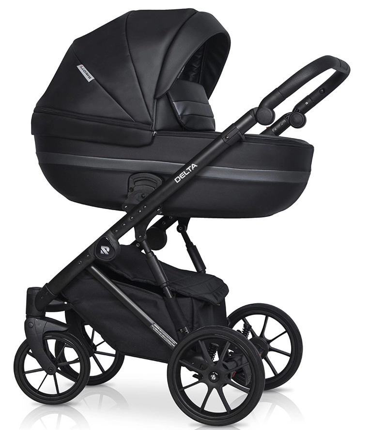 Коляска 3 в 1 RIKO BASIC DELTA ECCO 15 Black (черный) ngkt7ou80kblrchr9bhr8m9pqvj79cdg