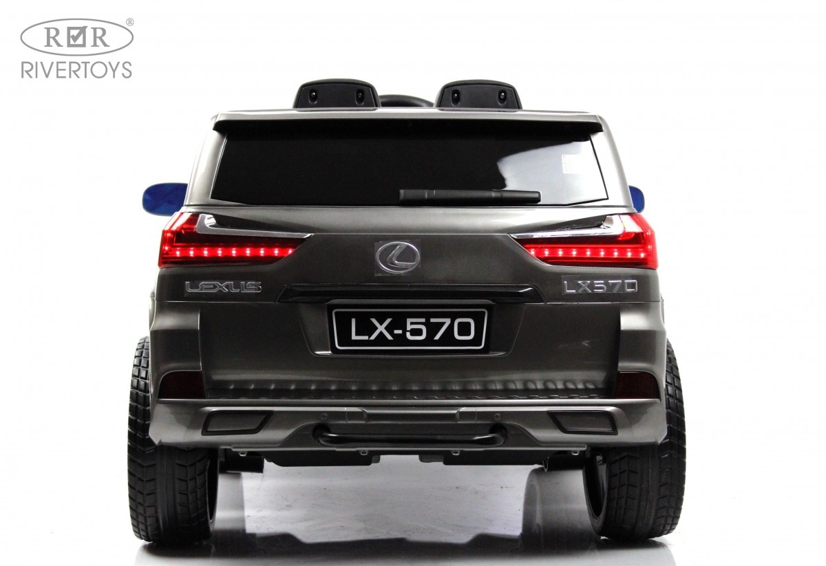 Детский электромобиль RiverToys Lexus 570 E555EE серый глянец ibiwvhdg7oz6j965ha81k543rwy5h0h8