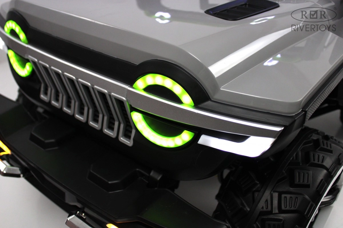 Детский электромобиль RiverToys М222БХ серый lqwd351azo2hrml1g4ddkqypcz40gx23