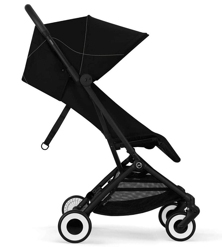 Прогулочная коляска Cybex Orfeo BLK Magic Black с дождевиком и бампером2