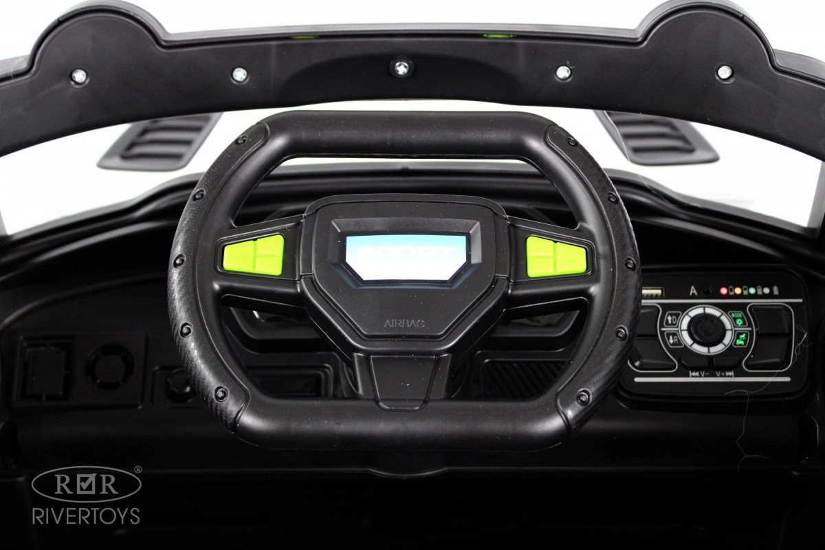 Детский электромобиль RiverToys М222БХ белый e6maxkkys2o8u0x8er3s4tr7mf47vopt