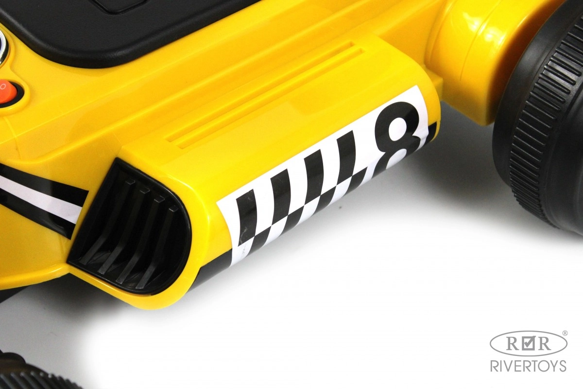 Детский электромобиль RiverToys K008PX желтый hrq5z5uo91l12g43849wmasx2kn85q9e